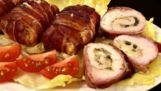 Куриные рулетики с беконом: простой способ порадовать близких