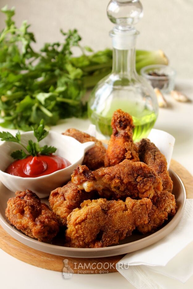 Куриные крылышки в хрустящей панировке — домашний уют на тарелке