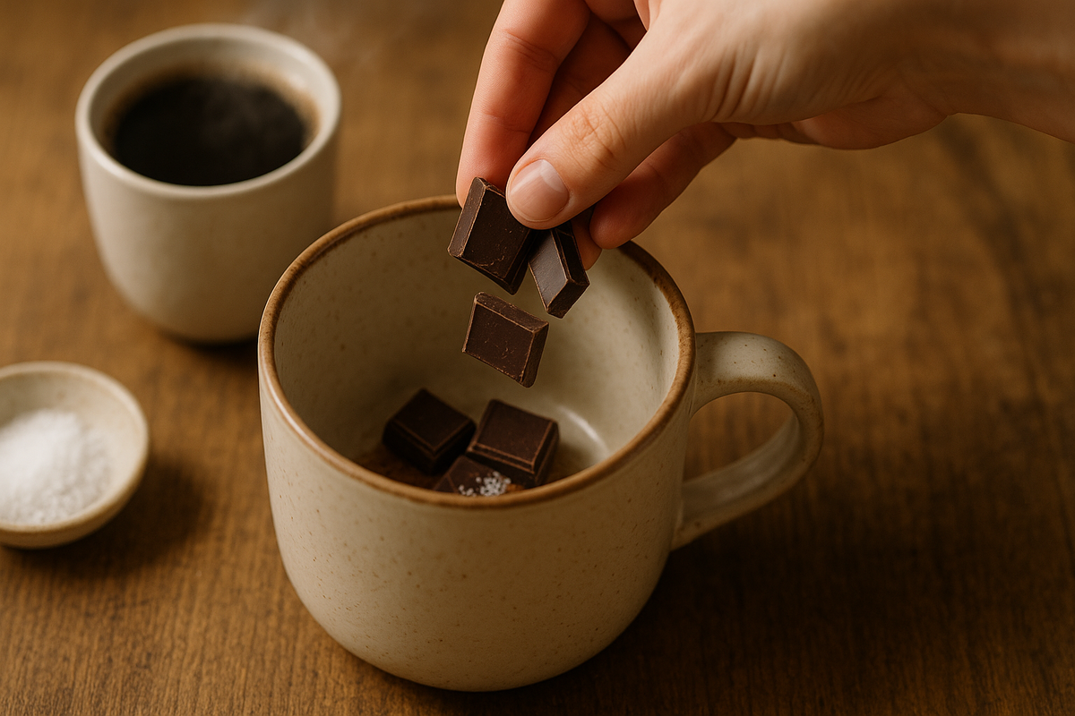 Шоколадный латте с корицей: уютный напиток всего за пару минут