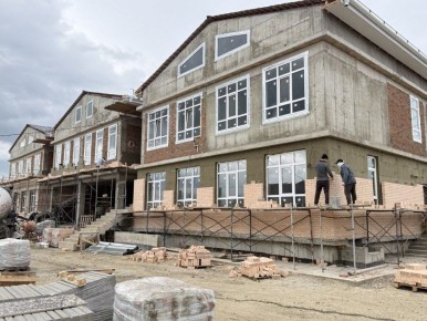 Продолжается строительство современного детского сада в ауле Кошехабль