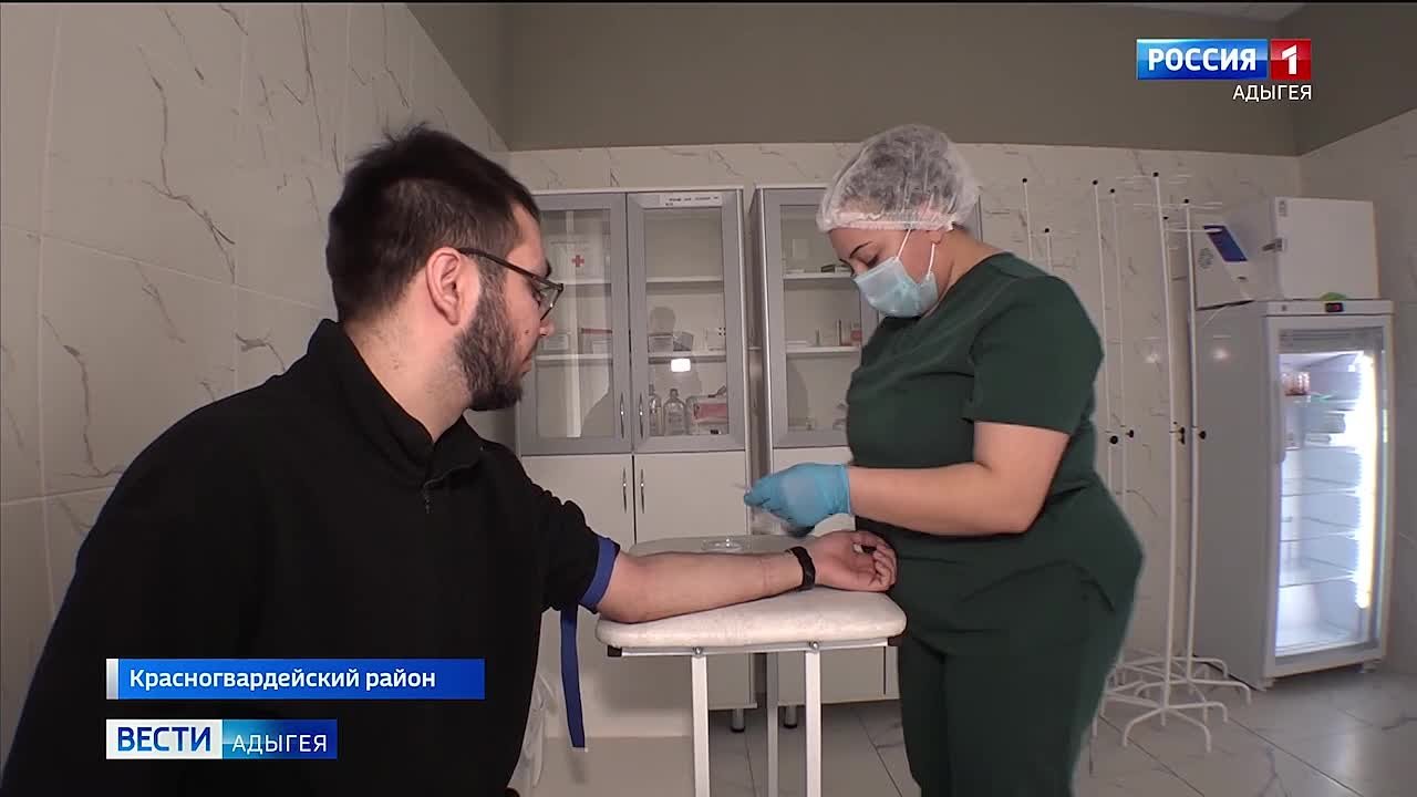 Выездная бригада медиков и волонтеров в рамках регионального движения "За медицину здорового долголетия" побывала в селе Садовом Красногвардейского района