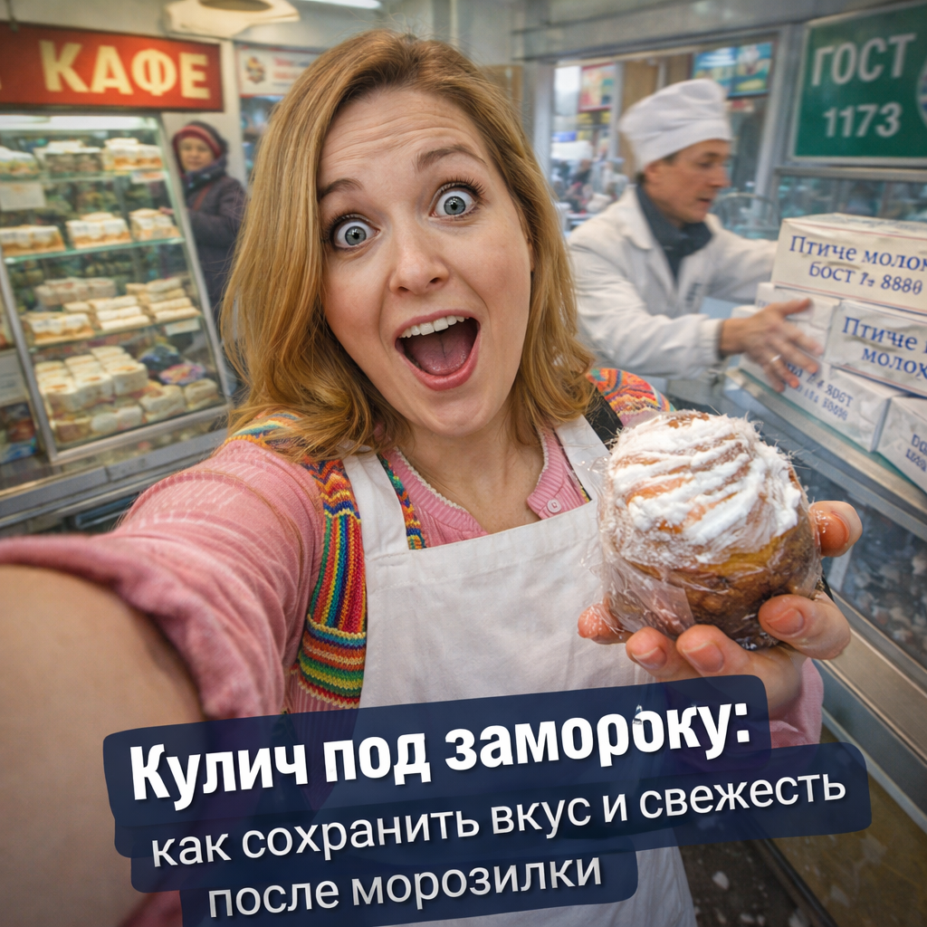 Как заморозить кулич, чтобы он дольше оставался свежим и вкусным