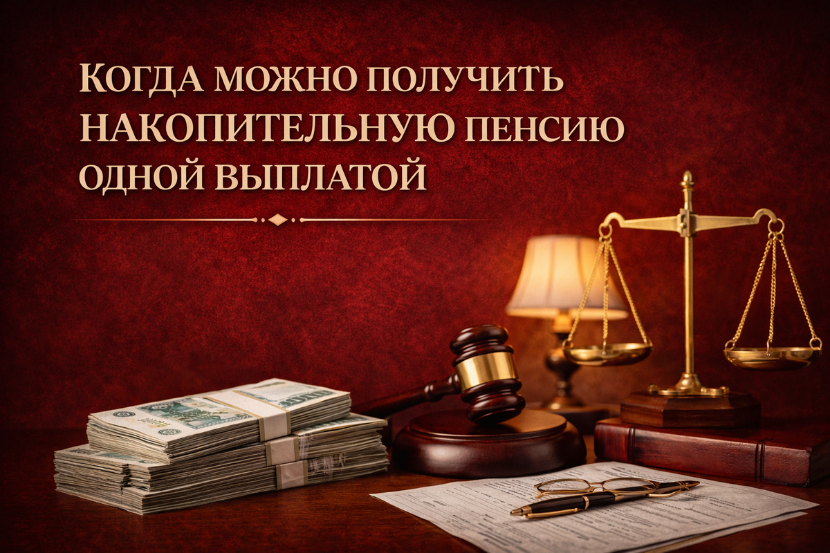 Накопительная пенсия: как получить единовременную выплату?