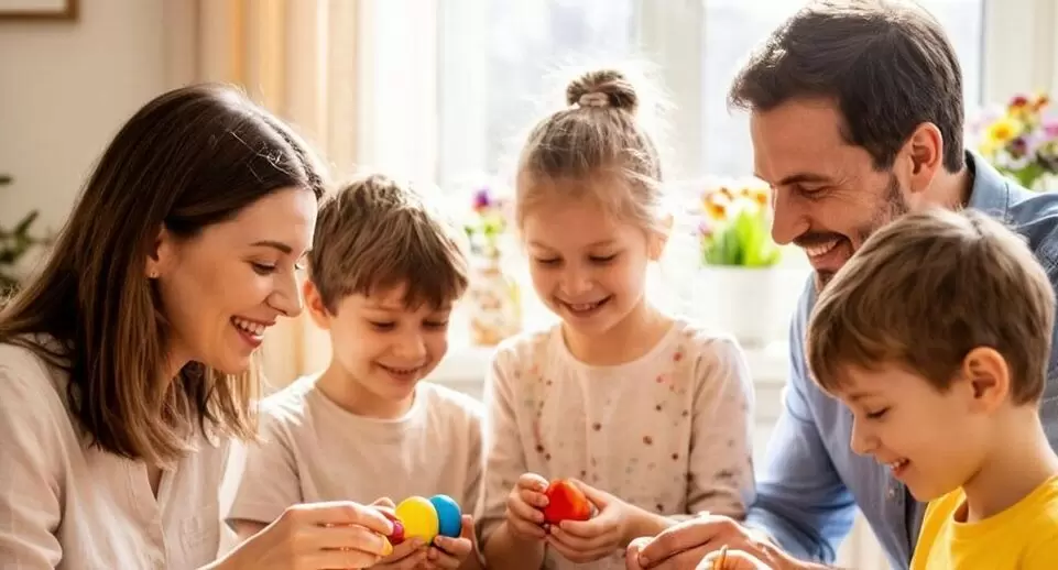 Пасхальный квест на кухне: удивительные идеи для окраски яиц с детьми