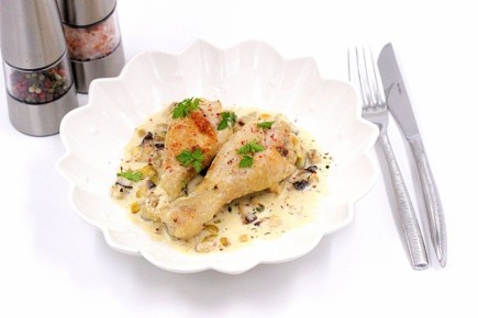 Сочные куриные ножки в сливочном соусе: идеальное решение для быстрого ужина