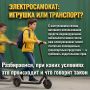 Электросамокат: игрушка или транспорт?
