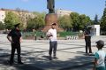 В рамках акции «Зарядка со стражем порядка» полицейские Майкопа организовали для детей сотрудников ОВД спортивное мероприятие
