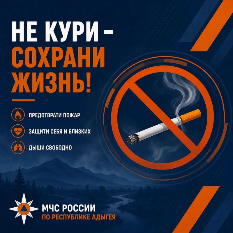 Брошенная сигарета — причина пожара!