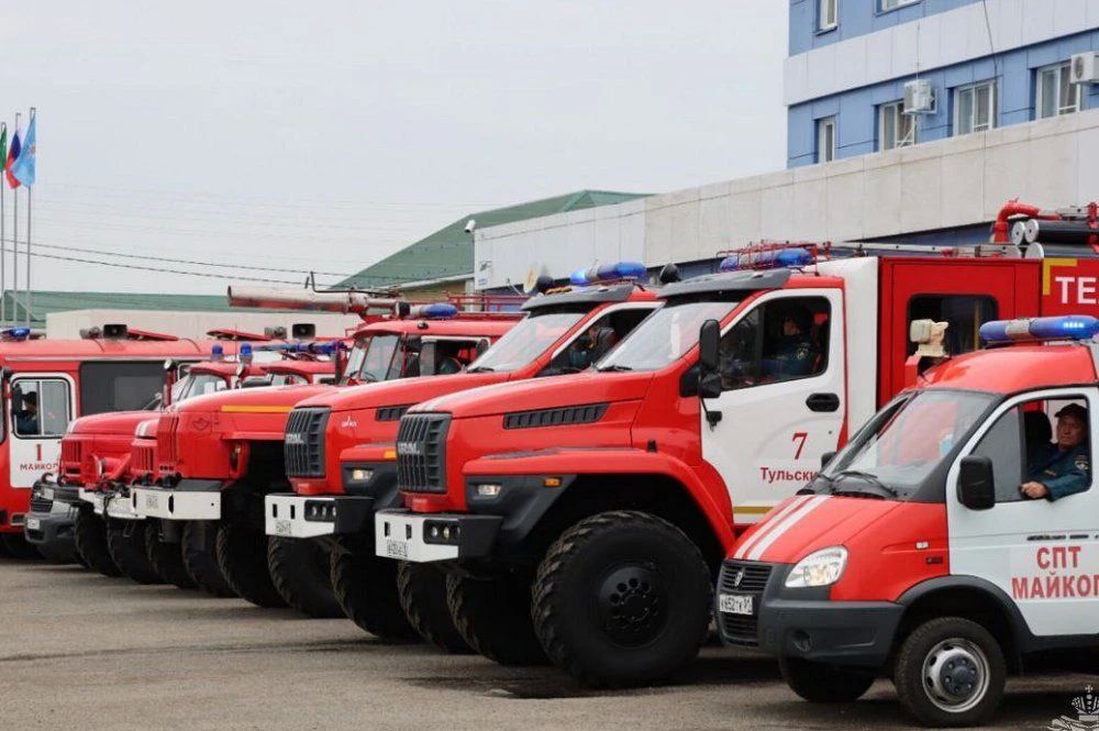 24 возгорания произошло на территории Адыгеи в течение прошедшей недели