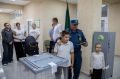 Победители Всероссийского конкурса «Семья года» в номинации «Многодетная семья» – семья Головановых – пришли на избирательный участок вместе с детьми, чтобы отдать голоса на выборах депутатов Государственной Думы РФ и...