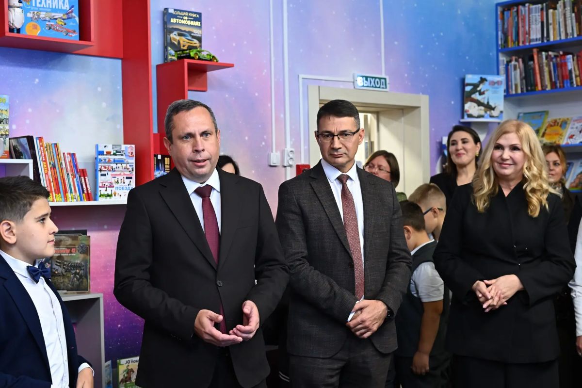 Геннадий Митрофанов: Сегодня в станице Ханской состоялось открытие обновлённой детской модельной библиотеки Геннадий Митрофанов: Сегодня в станице Ханской состоялось открытие обновлённой детской модельной библиотеки