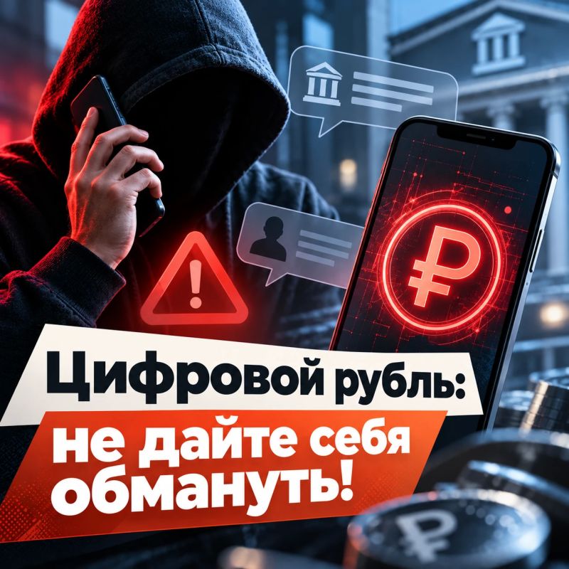 Цифровой рубль: новая схема мошенников